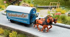Pferdefuhrwerk mit Anhänger " 100 Jahre SCHENKER Nürnberg" Rietze 60010 OVP 1:87