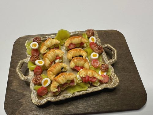 Miniladen platte belegte - platte,