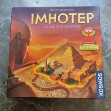 Imhotep, Brettspiel, Gesellschaftsspiel, guter Zustand + Kartensleeves