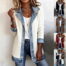 Patchwork-Denimjacke für