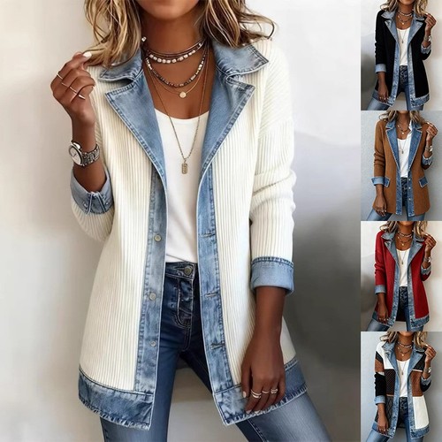 Patchwork denimjacke für - patchwork-denimjacke,