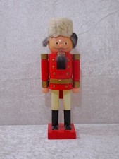  DDR Design XL Deko Holz Nussknacker Soldat - Vintage - Erzgebirge - 38 cm