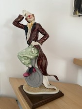 G.Armani Clown auf Einrad 47cm