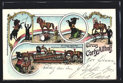 Lithographie circus - lithographie,