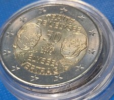 2 EURO 2013 50 AMS ELYSEE VERTRAG RF FRANKREICH BANKFRISCH VORZÜGLICH