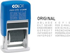 COLOP Wortbandstempel Mini Dater S120/W blau