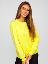 Sweatshirt Langarmshirt Pullover Pulli Basic Unifarben Sport Damen BOLF Classic