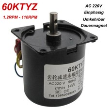 Synchronmotor Getriebemotor AC
