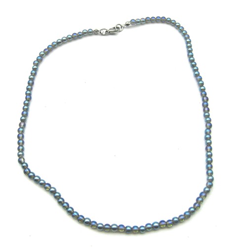 Kugel kette aqua aura - kugel-kette,