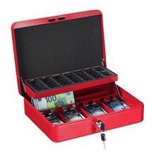 Geldkassette Münzzählbrett 4 Scheinfächer abschließbar