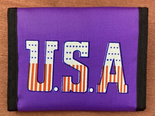 Portemonnaie lila usa nylon - lila,