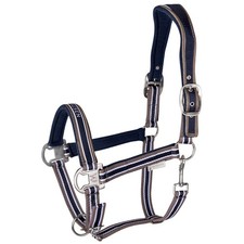 Waldhausen Nachtblau/Taupe WB Halfter Athletic Nylonhalfter