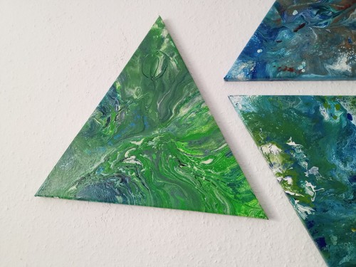 Acryl pouring bilder abstrakt - acryl,