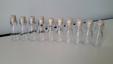 12 kleine Glasflaschen 40ml