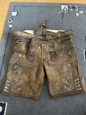 Wunderschöne kurze Lederhose, Gr. 50! NEU