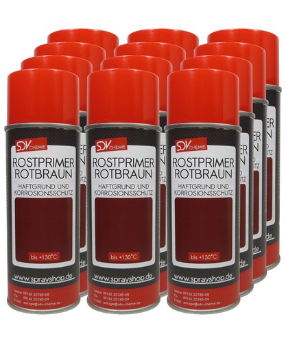 Haftgrund rotbraun 12x 400ml - rotbraun,