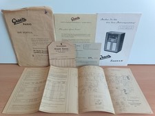 Original Unterlagen Musiktruhe