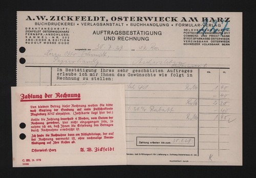 Osterwieck harz rechnung - osterwieck-harz,,