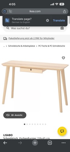 Ikea lisabo schreibtisch - ikea,