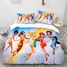Tinker Bell Bettwäsche Set 80x80 Kissenbezug 135x200 200x200 220x240 BettbezugZC