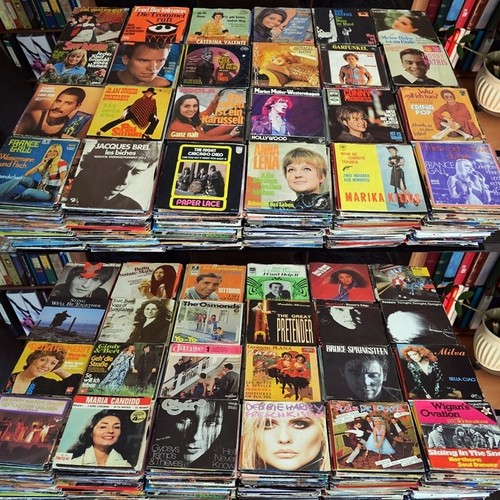 100x vinyl singles mit cover - 100x,