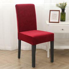 8x/4x Samt Stuhlbezug