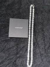 Königskette Flach Silber 925, 90cm x 11mm