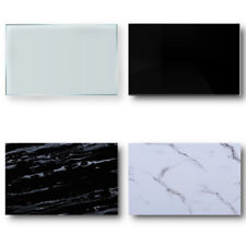 Glasplatte Tisch Kaminofen Bodenplatte Rechteckig Kaminschutz versch. Modelle