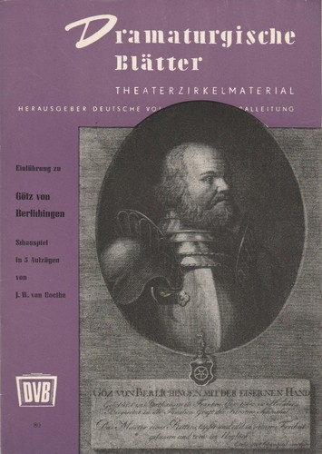 Dramaturgische blätter - dramaturgische,