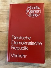 DDR VERKEHR ATLAS  HAACK KLEINER VEB 4. 228 S 1978 Hinweiszeichen GDR Gotha Top