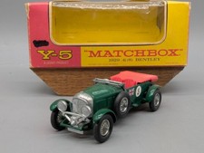 Modellautos 1:52 nicht 1:43 Matchbox Y-5 Bentley 4,5 Liter von 1929 #5 Grün OVP