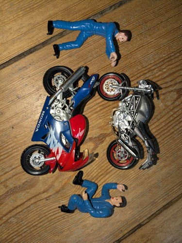 Motorrad modelle 2 figuren - motorrad,