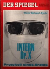 Der Spiegel 16. Mai 1966 Nr. 21 -60 Geburtstag "Intern Dr. X"
