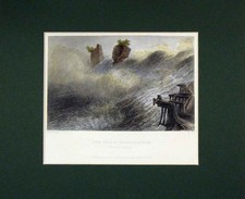 Original alter antiker Druck