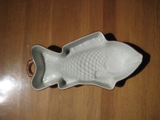 Original Bauscher Weiden Backform Puddingform Luzifer Porzellan Fisch