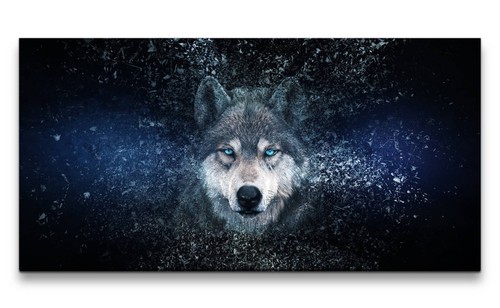 120x60cm leinwandbild grauer - 120x60cm,