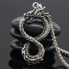 Ouroboros Drachen Halskette