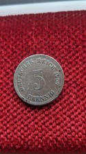 Münze 5 Pfennig Deutsches Reich 1900