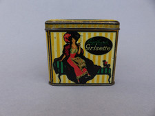 alte Blechdose 20 Cigaretten Grisette Gold  Fa. Engelhardt Bremen Standdose