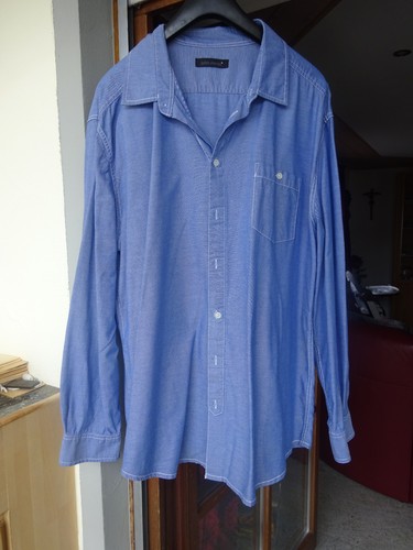 Herren hemd blau xxl john - blau, gr.xxl