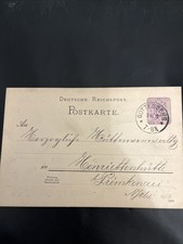 DR Ganzsache Postkarte EF -