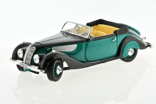 Bmw 327 green black 1937 - bmw, 1/18