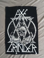Axegrinder Backpatch Crust Stenchcore Amebix Hellbastard Sacrilege Nausea GISM