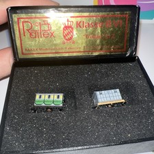 2x Railex Z-Spur Wagen – Klasse B VI „Tristan“ – Personenwagen & Güterwagen –