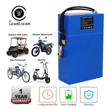 E bike Akku 52V 48V 36V 20Ah 15Ah Pedelec Fahrradakku Lithium Batterie+Ladegerät