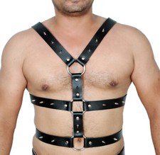 MANS ECHTLEDER BODY HARNESS