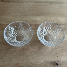 2 Glasschalen Bleikristall