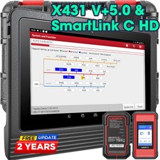 2025 LAUNCH X431 V+ 5.0 OBD2 KFZ Diagnosegerät mit Smartlink C HD für 24V LKW