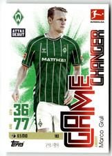 Topps Match Attax Bundesliga 2025-26 183 Marco Grüll Debut Green 29/99 RARE