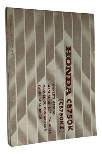 Honda fahrer handbuch - honda, cb750k